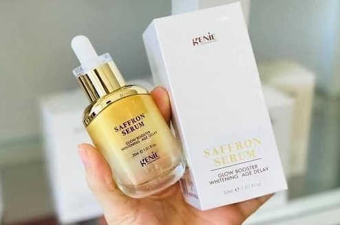 Serum Saffron Genie 30ml Nhụy Hoa Nghệ Tây Hàn Quốc  “Vũ Khí Bí Mật” Cho Làn Da